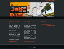 Tablet Screenshot of grupoabccr.com